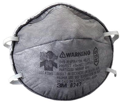 R95 Particulate Respirator, Half Facepiece, w/Carbon Layer, Oil/Non-Oil 142-8247