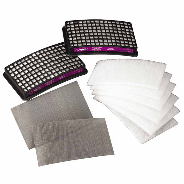 Adflo High Efficiency Starter Kits, (2)Filters;(6)Prefilters;(2)Spark Arrestors 711-15-1101-99