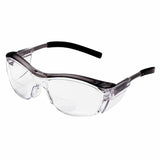 Nuvo Reader Protective Eyewear, +2.5 Diopter, Clear Anti-Fog Lens, Gray Frame 247-11436-00000-20