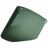 Dark Green Polycarbonate Faceshield WP96, Molded 247-82702-00000