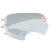 Ultimate FX Full Facepiece Respirator Part & Accessory, Lens Cover, White 142-FF-400-15
