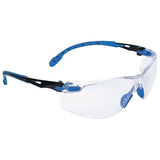 Solus 1000 Series Protective Eyewear, Clear Lens, Polycarbonate, Anti-Fog, Anti-Scratch, Blue/Black Frame 247-S1101SGAF