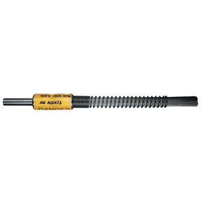 Specialty Coil Spring Brushes, Carbon Steel, 1,800 rpm, 3/8" x 0.014" 419-82943