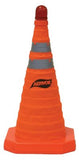 Collapsible Safety Cones, 18 in, Nylon, Orange 205-1190