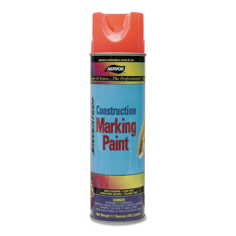 Construction Marking Paint, 17 oz , Green, Gloss 205-259