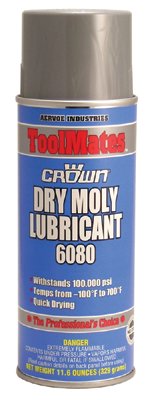Dry Moly Lubricant, 11.6 oz, Aerosol Can 205-6080