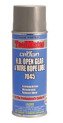 Heavy Duty Open Gear & Wire Rope Lube, 12 oz, Aerosol Can 205-7045
