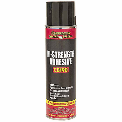 High Strength Adhesive, 12 oz, Aerosol Can 205-C8190