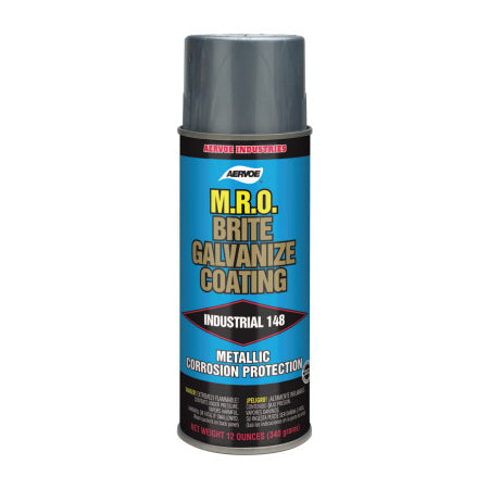 MRO Brite Galvanize, 13.6 oz, Aerosol Can, Flat White 205-188
