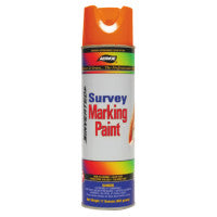 Survey Marking Paint, 20 oz, Aerosol Can, Fluorescent Orange 205-222