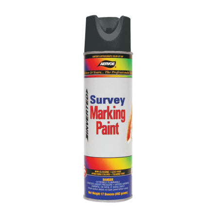Survey Marking Paint, 20 oz, Aerosol Can, Yellow 205-202