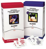 Personal Safety Equipment Cleaning Pads, Alcohol-free, 5 in x 8 in, White 037-3001