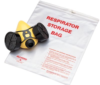 Respirator Storage Bag, For Half/Full Mask, Clear 037-2000