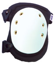 AltaFlex Hard Cap Knee Pads, AltaLOK Easy On/Off, White/Black 039-50403