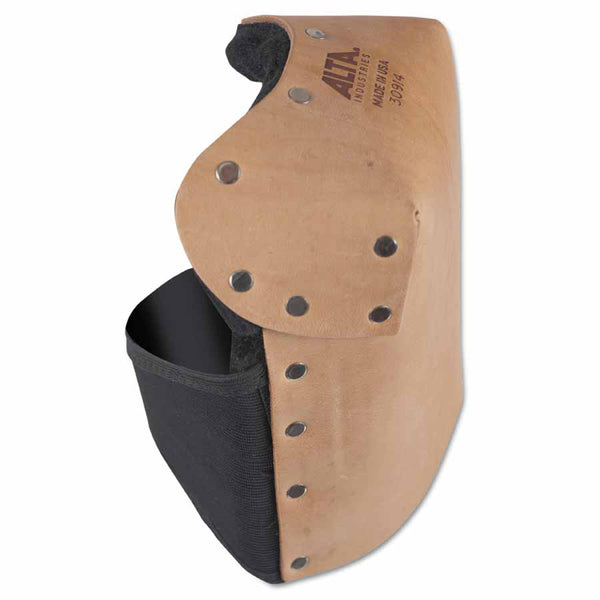 Leather Knee Pads, Neoprene strap; Buckle, Saddle 039-30914