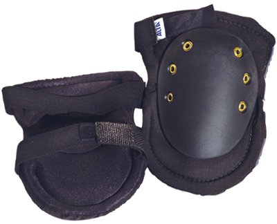 Superflex Knee Caps, Hook and Loop, Black; Gray 039-50410