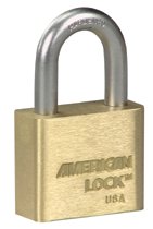 Brass Bodied Padlocks (Blade Cylinder), 5/16 in Diam., 1 1/8 in Long 045-L50KD