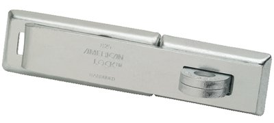 Straight Bar Hasp, 1-5/8 in W x 7-1/4 in L, Silver 045-A825