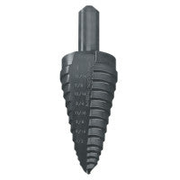 Vari-Bit Step Drill Bit, #2, 1/2 in to 1 in Cutting Dia, 9 Steps 433-30882VB2