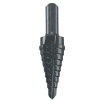 Vari-Bit Step Drill Bit, #3, 1/4 in to 3/4 in Cutting Dia, 9 Steps 433-30883VB3