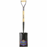 J-450 Series PONY Shovel, 7.5 in W x 12 in L Blade, 27 in L Armor D-Grip, White Ash, Garden Spade 027-1230200