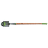 Long Handle Round Point Floral Shovel, 6 in W x 8-1/4 in L, 43 in Straight Hardwood Handle with Comfort End Grip 027-2916100