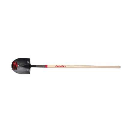 Rice Shovel, 11 in L x 9.25 in W Blade, 48 in North American Hardwood Straight Handle 760-40105