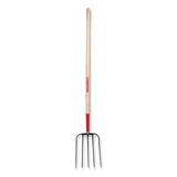 Manure Fork, 5 Tine, Oval Point, 54 in Handle 760-2826500