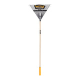 Steel Leaf Rake, 22 Steel Blade, 54 in Hardwood Handle with Cushion End Grip 760-2604512