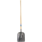 Steel Hollow-Back Shovels & Scoops, 17X12 Blade, 51in White Ash Straight Handle 027-1412100