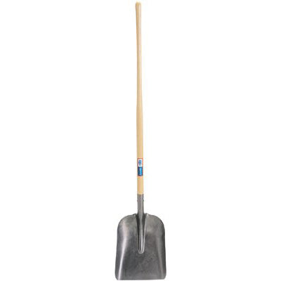 Steel Hollow-Back Shovels & Scoops, 17X12 Blade, 51in White Ash Straight Handle 027-1412100