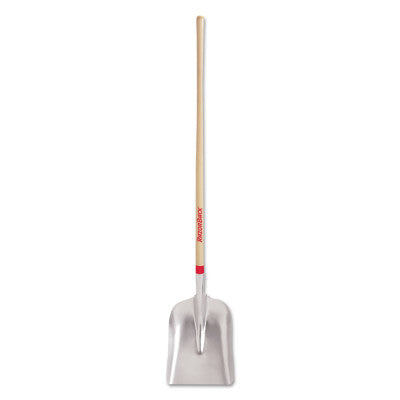 Aluminum Scoop, 13.5 in L x 11 in W Blade, #2 General Purpose, 46 in L North American Hardwood Straight Handle 760-79806