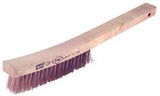 Scratch Brushes, 13 3/4 in, 4 X 19 Rows, Curved Handle 065-B-400