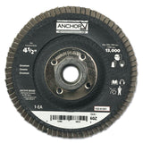 Abrasive Flap Discs, 4 1/2 in, 80 Grit, 7/8 in Arbor, 13,000 rpm 102-41346
