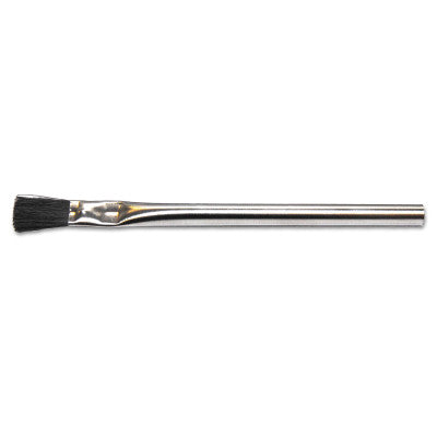 Acid Brush, 3/8 in W, 3/4 in Trim, Black Horsehair Bristle, Tin Ferrule Handle 102-BW-180