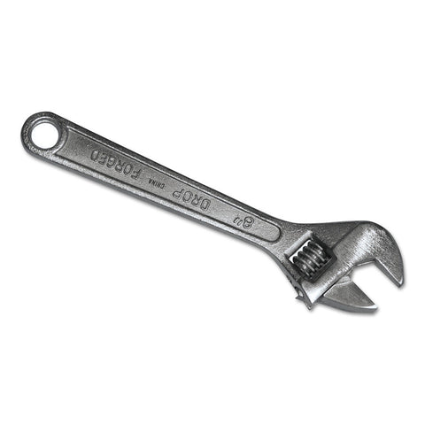 Adjustable Wrench, 15 in L, 1-3/4 in Opening, Chrome Plated 103-01-015