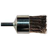 Knot Wire End Brush, Carbon Steel, 3/4 in x 0.20 in, Stem Mounted 102-BW-208