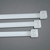 General Purpose Cable Ties, 18 lb Tensile Strength, 4.1 in L, Yellow, 100 Ea/Bag 102-418YEL