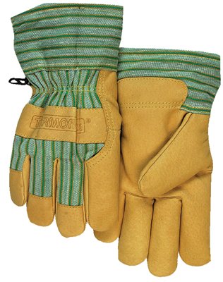 Cold Weather Gloves, Large, Pigskin, Gold 101-CW-777