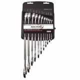Combination Wrench Set, 11 Piece, 12 Points, SAE 103-04-812