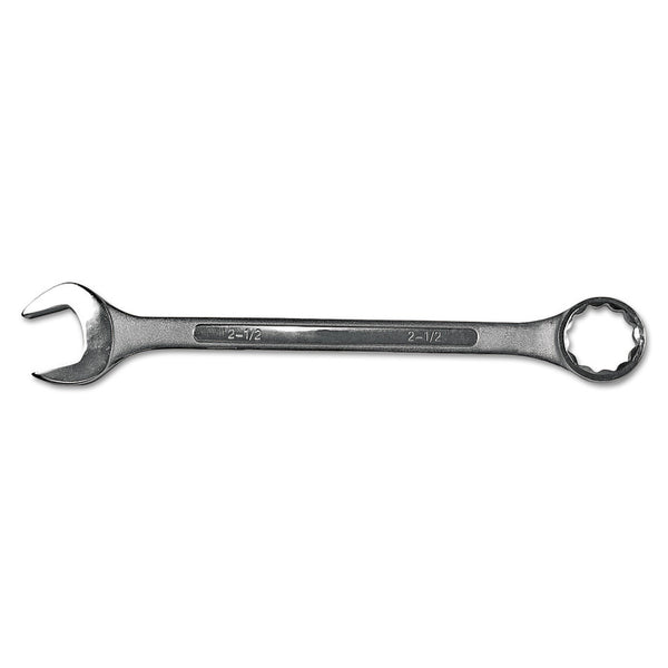 Combination Wrench, 9/16 in Opening, 10-11/16 OAL, 12-Point, Nickel Chrome Plated Finish 103-04-005