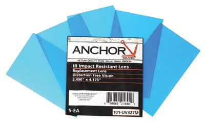 Cover Lens, Miller, Inside Cover Lens, 4-1/2 in x 4-1/4 in, Polycarbonate, Clear 101-UV327M