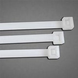 General Purpose Cable Ties, 120 lb Tensile Strength, 9 in L, Natural, 100 Ea/Bag 102-9120N