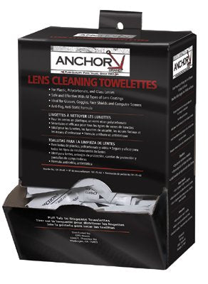 Lens Cleaning Towelette Dispenser, 100 per Box 101-70-AB