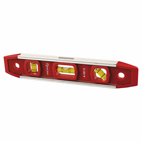 Magnetic Torpedo Level, 9 in, 3 Vials 100-A581-9
