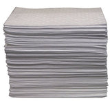 Oil-Only Sorbent Pad, Heavy-Weight, Absorbs 20.5 gal, 15 in x 17 in 103-AB-BPO100