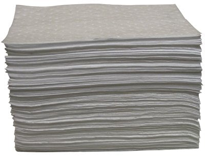 Oil-Only Sorbent Pad, Light-Weight, Absorbs 17 gal, 15 in x 17 in 103-AB-BPO500