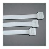 Resealable Cable Ties, 50 lb Tensile Strength, 14.6 in L, UV, Black, 100 Ea/Bag 102-B14S0C-R