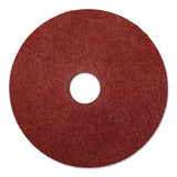 Resin Fiber Disc, 4-1/2 in dia, 80 Grit, 7/8 in Arbor, 11000 RPM 102-45A80
