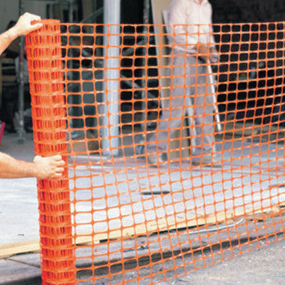 Safety Fence, 4 ft x 100 ft, Polyethylene, Orange 101-ML-500